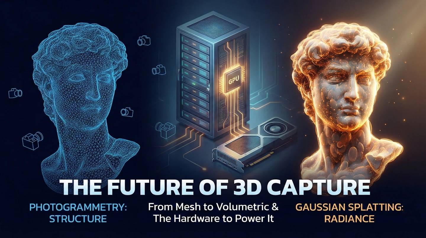 Photogrammetry vs Gaussian Splatting: The Real Difference and Hardware requirement for 3D workflow.