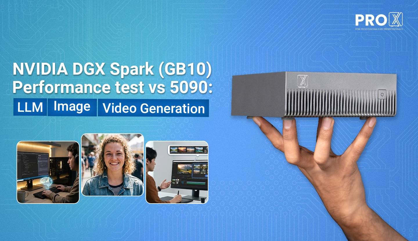 NVIDIA DGX Spark (GB10) Performance test vs 5090: LLM, Image and Video generation