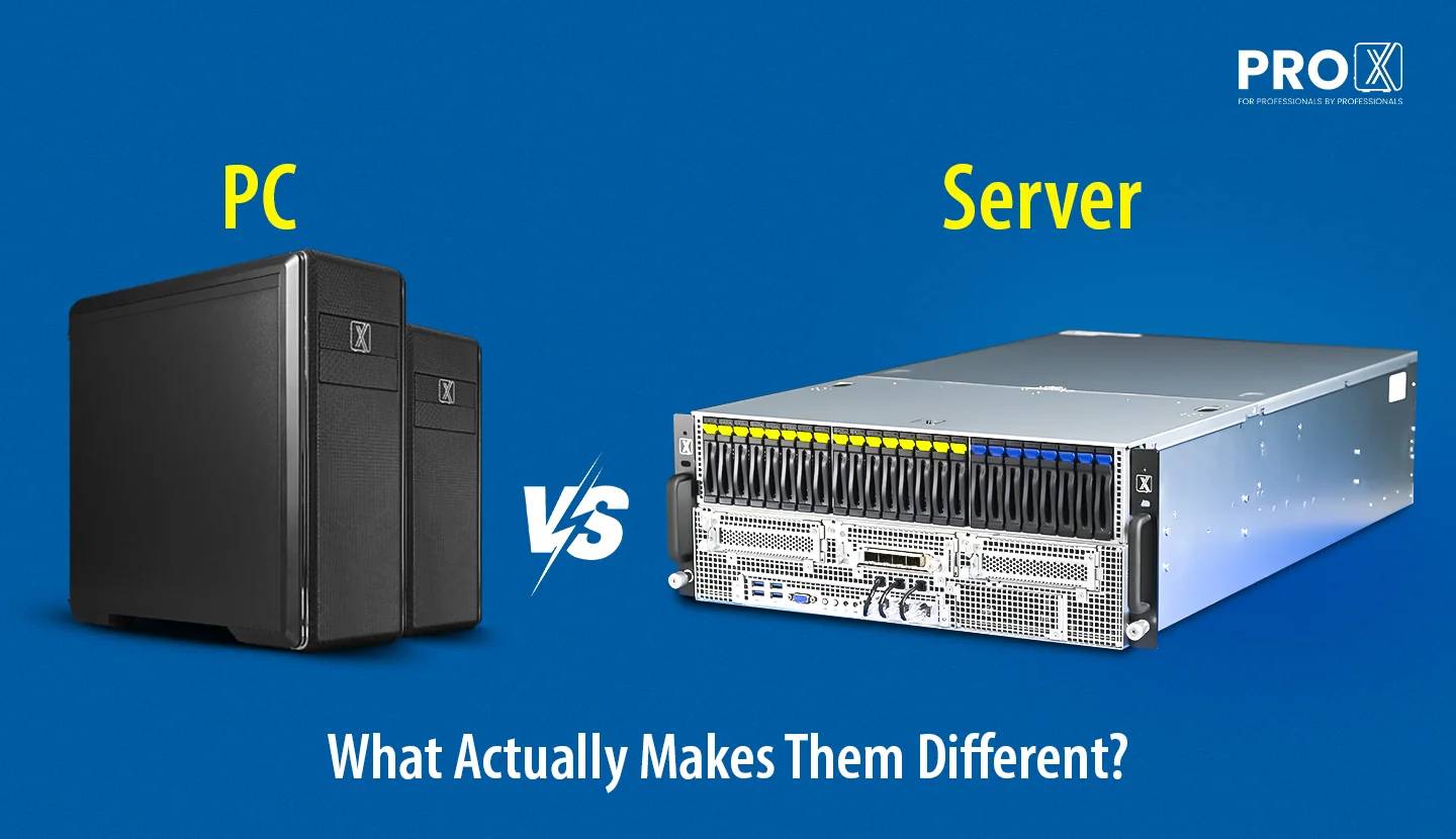 PC vs. Server: What Actually Makes Them Different?