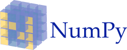NumPy logo - AI software tool